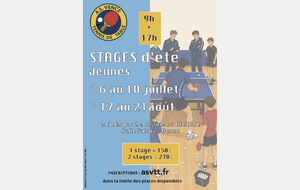 Stages Jeunes été 2026