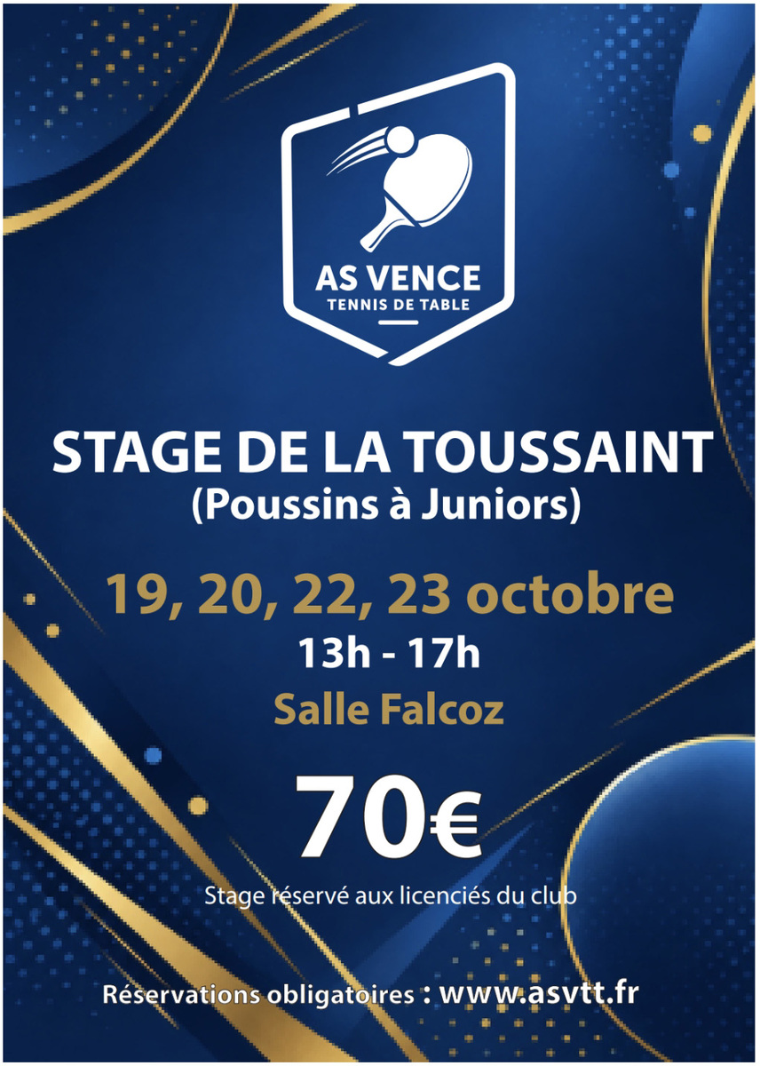 Stage de la Toussaint